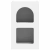  Éjjeli asztal 2 pcs Fehér 29.5 x 35 x 50 cm Faanyag