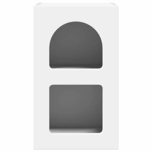  Éjjeli asztal 2 pcs Fehér 29.5 x 35 x 50 cm Faanyag
