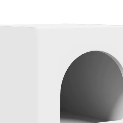  Éjjeli asztal 2 pcs Fehér 29.5 x 35 x 50 cm Faanyag