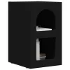 Éjjeli asztal 2 pcs Fekete 29.5 x 35 x 50 cm Faanyag