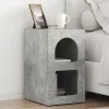  Éjjeli asztal Beton Szürke 29.5 x 35 x 50 cm Faanyag