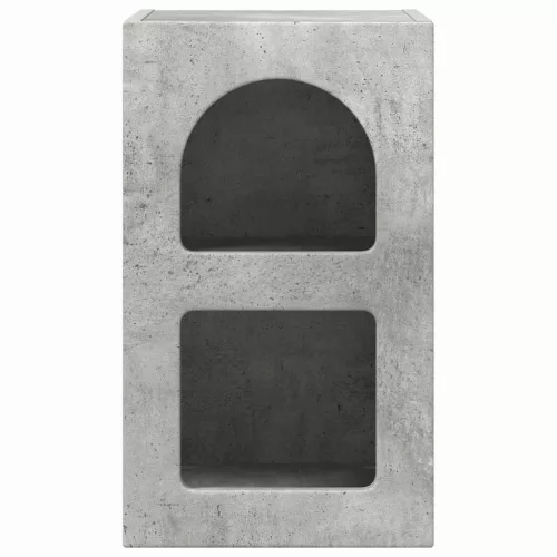  Éjjeli asztal Beton Szürke 29.5 x 35 x 50 cm Faanyag