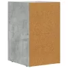  Éjjeli asztal 2 pcs Beton Szürke 29.5 x 35 x 50 cm Faanyag