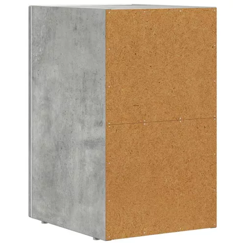  Éjjeli asztal 2 pcs Beton Szürke 29.5 x 35 x 50 cm Faanyag