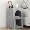  Éjjeli asztal 2 pcs Szürke Sonoma 29.5 x 35 x 50 cm Faanyag