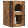  Éjjeli asztal 2 pcs Öreg fa 29.5 x 35 x 50 cm Faanyag