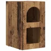  Éjjeli asztal 2 pcs Öreg fa 29.5 x 35 x 50 cm Faanyag