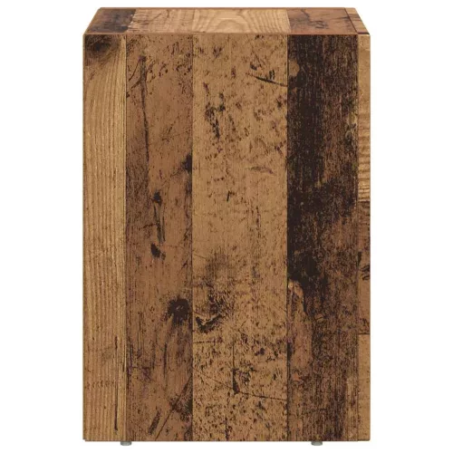  Éjjeli asztal 2 pcs Öreg fa 29.5 x 35 x 50 cm Faanyag