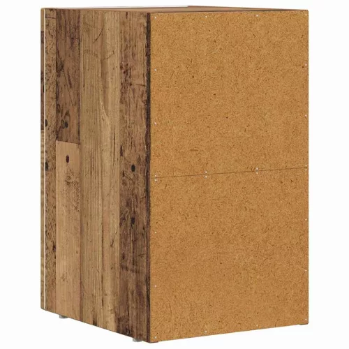  Éjjeli asztal 2 pcs Öreg fa 29.5 x 35 x 50 cm Faanyag