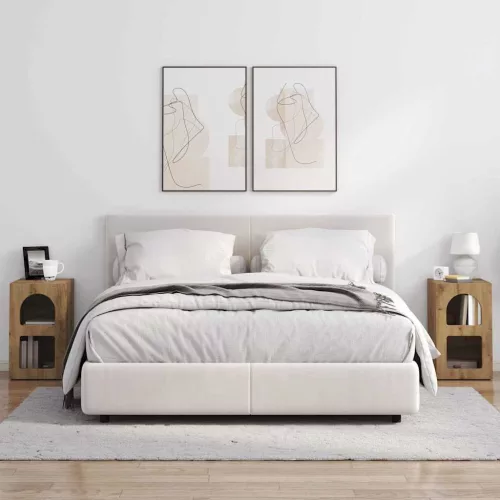  Éjjeli asztal 2 pcs Artisan tölgy 29.5 x 35 x 50 cm Faanyag