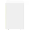  Éjjeli asztal 2 pcs Fehér 40 x 35 x 50 cm Faanyag
