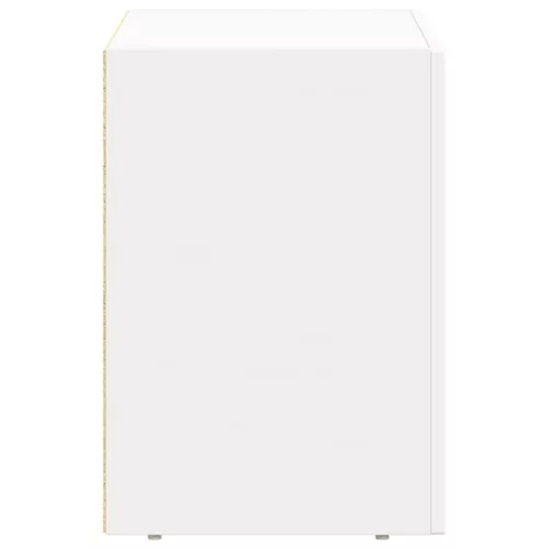  Éjjeli asztal 2 pcs Fehér 40 x 35 x 50 cm Faanyag