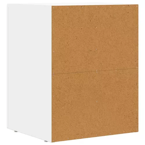  Éjjeli asztal 2 pcs Fehér 40 x 35 x 50 cm Faanyag