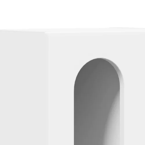  Éjjeli asztal 2 pcs Fehér 40 x 35 x 50 cm Faanyag