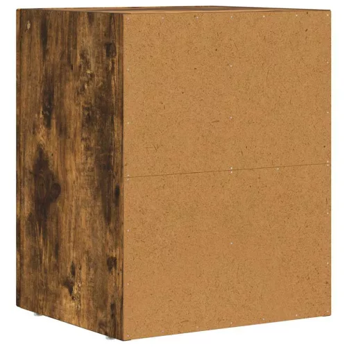  Éjjeli asztal 2 pcs Füstölt tölgy 40 x 35 x 50 cm Faanyag