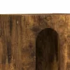  Éjjeli asztal 2 pcs Füstölt tölgy 40 x 35 x 50 cm Faanyag