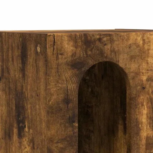  Éjjeli asztal 2 pcs Füstölt tölgy 40 x 35 x 50 cm Faanyag
