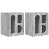  Éjjeli asztal 2 pcs Szürke Sonoma 40 x 35 x 50 cm Faanyag