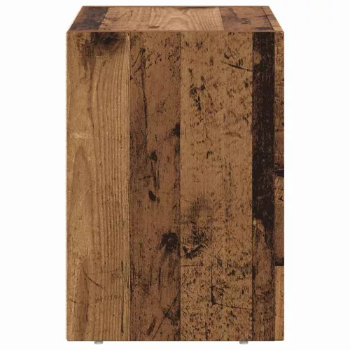  Éjjeli asztal 2 pcs Öreg fa 40 x 35 x 50 cm Faanyag