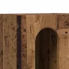  Éjjeli asztal 2 pcs Öreg fa 40 x 35 x 50 cm Faanyag
