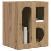  Éjjeli asztal 2 pcs Artisan tölgy 40 x 35 x 50 cm Faanyag