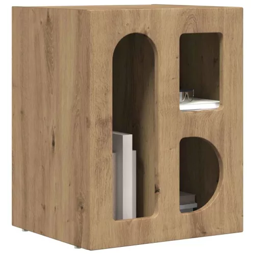  Éjjeli asztal 2 pcs Artisan tölgy 40 x 35 x 50 cm Faanyag