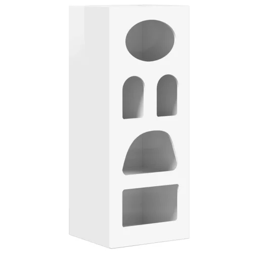  Széf Magas Fényű Fehér 40 x 35 x 100,5 cm Faanyag