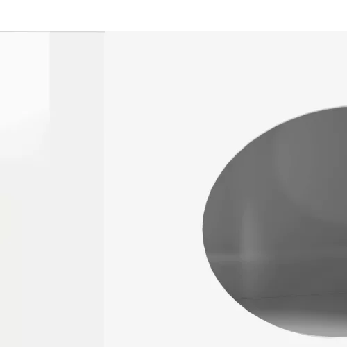  Széf Magas Fényű Fehér 40 x 35 x 100,5 cm Faanyag