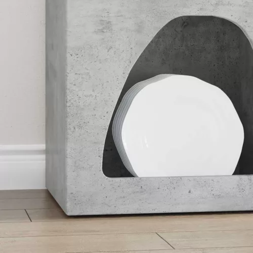  Széf Beton Szürke 40 x 35 x 100,5 cm Faanyag