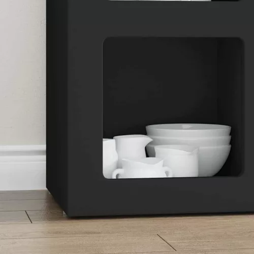  Széf Fekete 59 x 35 x 80.5 cm Faanyag