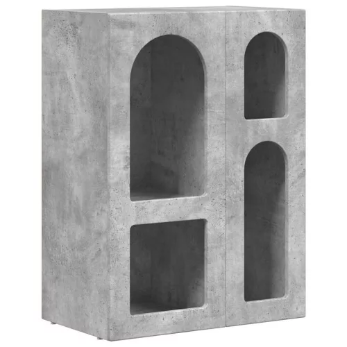  Széf Beton Szürke 59 x 35 x 80.5 cm Faanyag