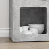  Széf Beton Szürke 59 x 35 x 80.5 cm Faanyag