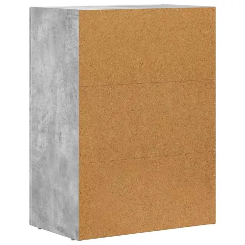  Széf Beton Szürke 59 x 35 x 80.5 cm Faanyag