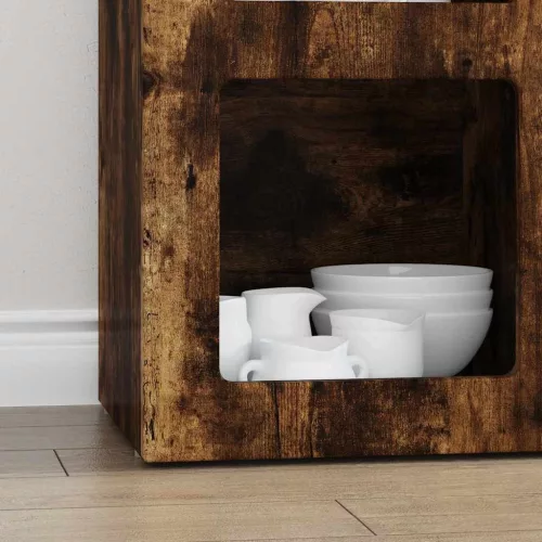  Széf Füstölt tölgy 59 x 35 x 80.5 cm Faanyag