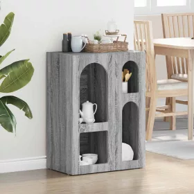  Széf Szürke Sonoma 59 x 35 x 80.5 cm Faanyag