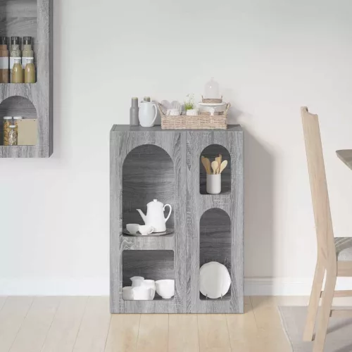  Széf Szürke Sonoma 59 x 35 x 80.5 cm Faanyag