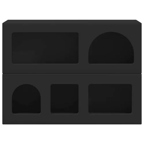  Széf Fekete 80,5 x 35 x 59 cm Faanyag