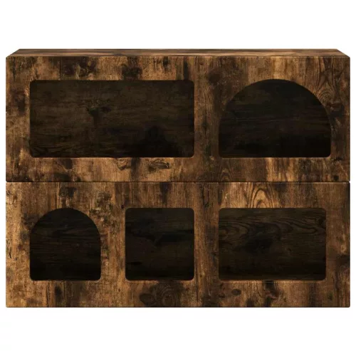  Széf Füstölt tölgy 80,5 x 35 x 59 cm Faanyag