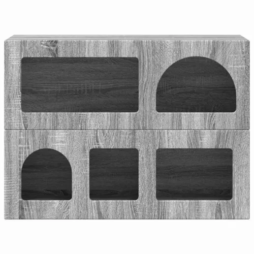  Széf Szürke Sonoma 80,5 x 35 x 59 cm Faanyag