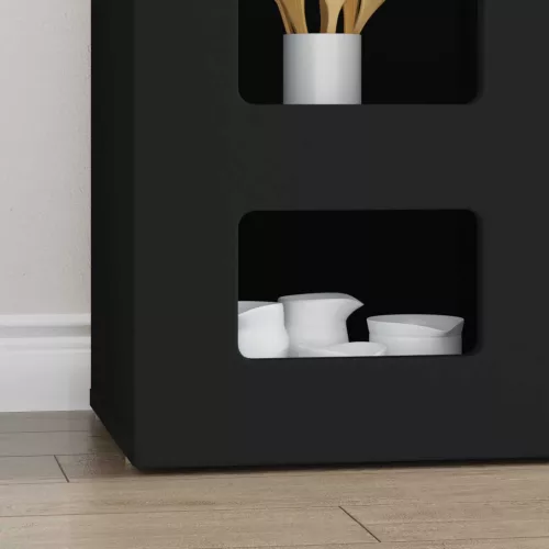  Széf Fekete 100 x 35 x 59 cm Faanyag