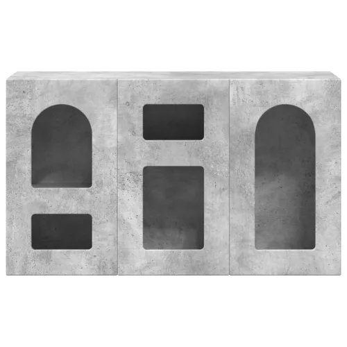  Széf Beton Szürke 100 x 35 x 59 cm Faanyag