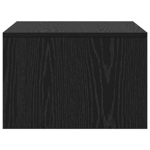  Falra szerelhető íróasztal Fekete tölgy 60 x 45 x 30 cm Faanyag