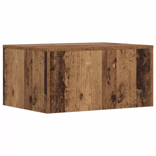  Falra szerelhető íróasztal Öreg fa 60 x 45 x 30 cm Faanyag