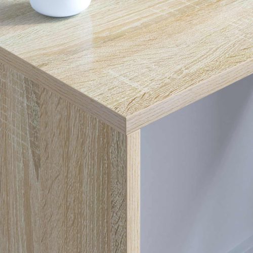  Falra szerelhető íróasztal Sonoma tölgy 80 x 45 x 30 cm Faanyag