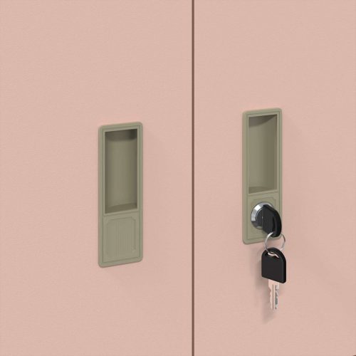  Tárolószekrény Rózsaszín 90 x 40 x 40 cm Hidegen Hengerelt Acél