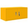  Tárolószekrény tárolóval Mustár sárga 90 x 40 x 40 cm