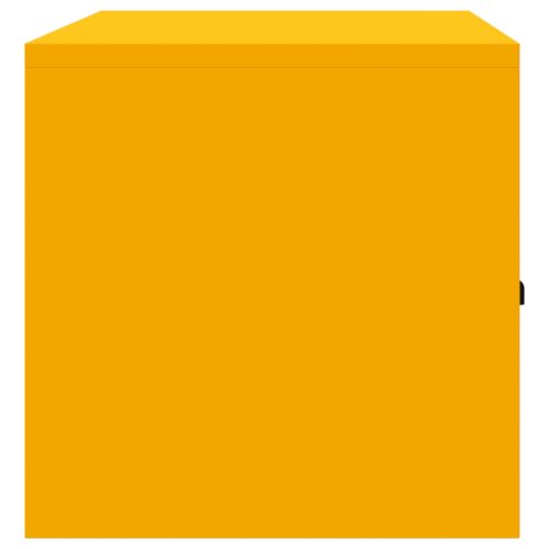  Tárolószekrény tárolóval Mustár sárga 90 x 40 x 40 cm
