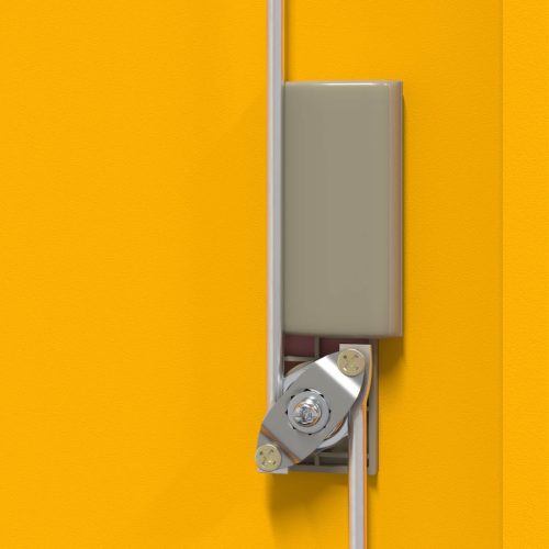  Tárolószekrény tárolóval Mustár sárga 90 x 40 x 40 cm