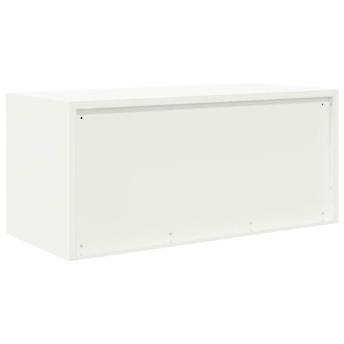  Tárolószekrény Fehér 90 x 40 x 40 cm Hidegen Hengerelt Acél