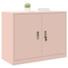  Tárolószekrény Rózsaszín 90 x 40 x 70 cm Hidegen Hengerelt Acél